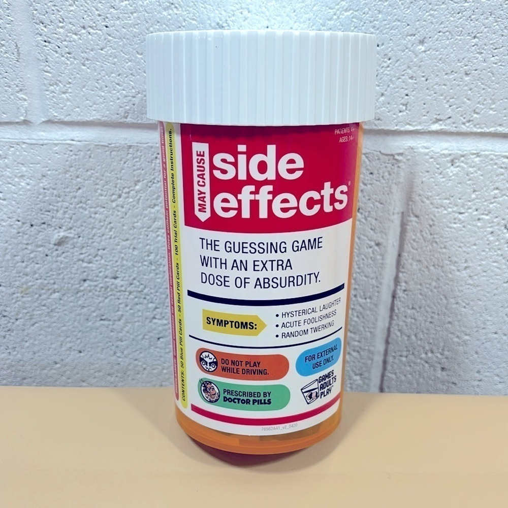 “May cause side effects “ guessing game​​​​​​​​